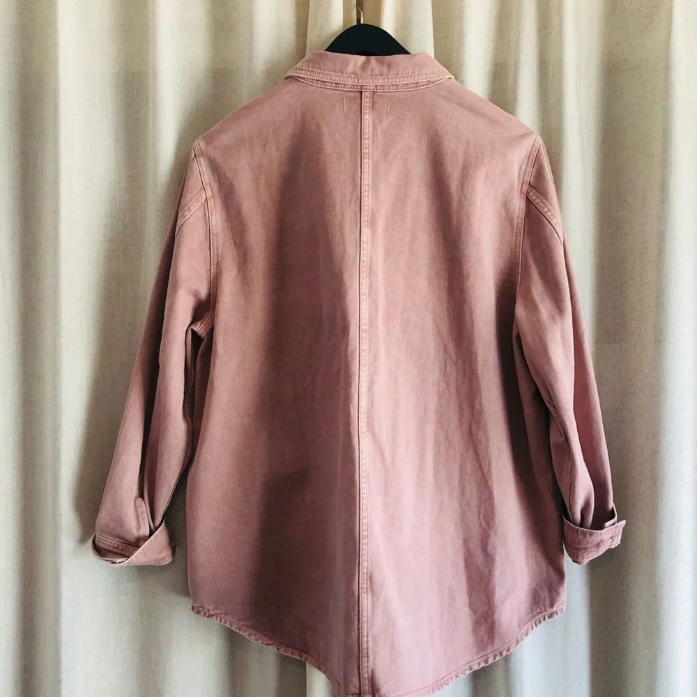 Madewell Women's Faded Rose Utility Shirt Jacket